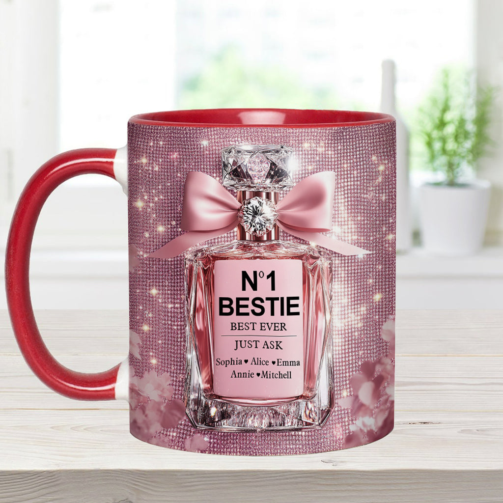 N01 Besties - Personalized Bestie Accent Mug