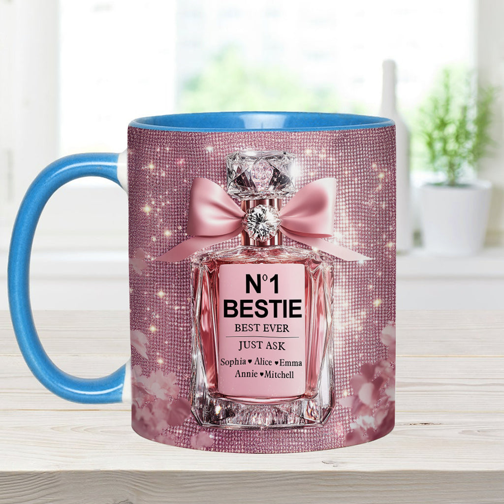N01 Besties - Personalized Bestie Accent Mug