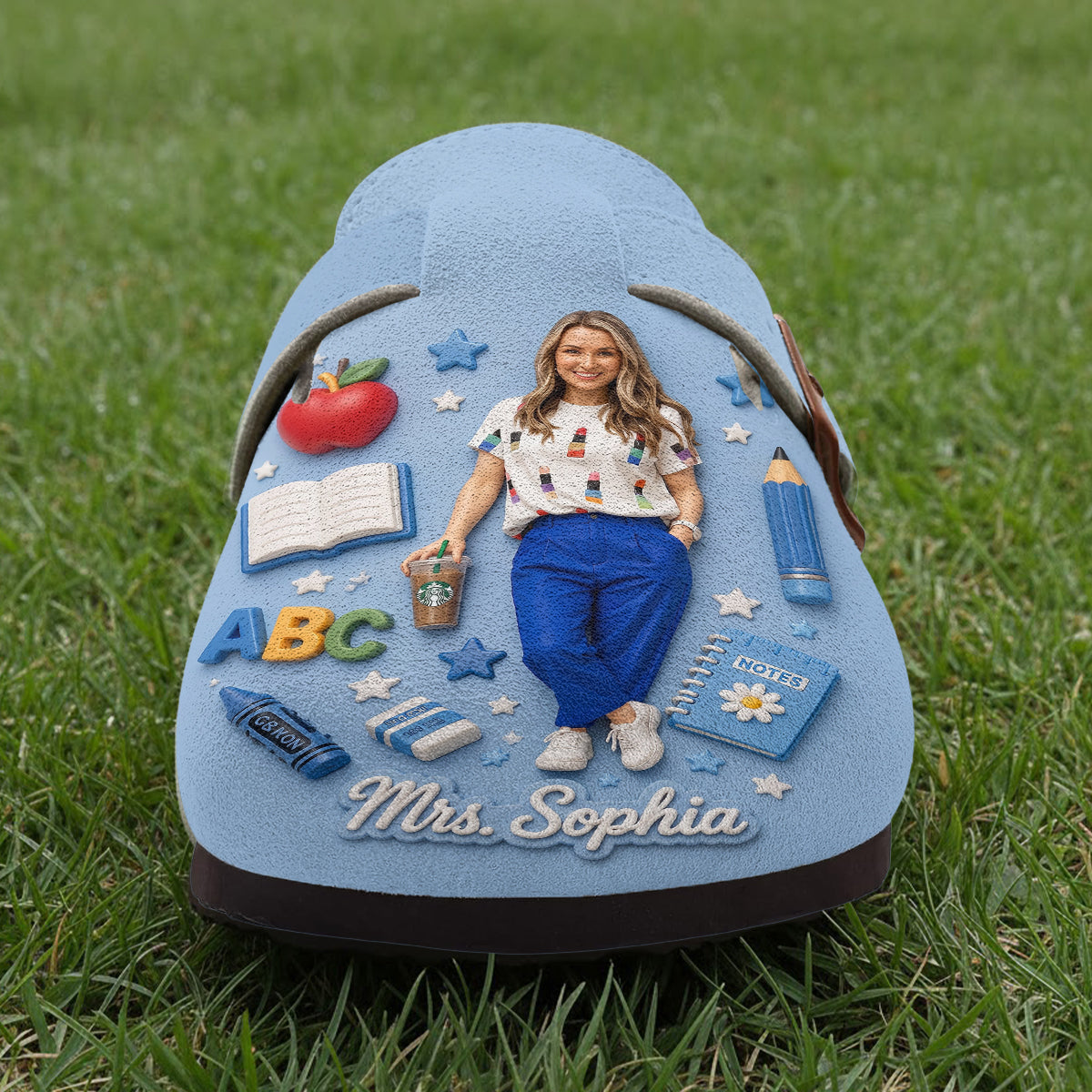 Best Teacher Ever - Personalized Teacher Clogs With Arch Support