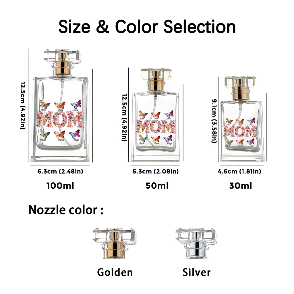 Gift For Mom, Grandma, Sister, Aunt - Personalized Mother Refillable Perfume Bottle