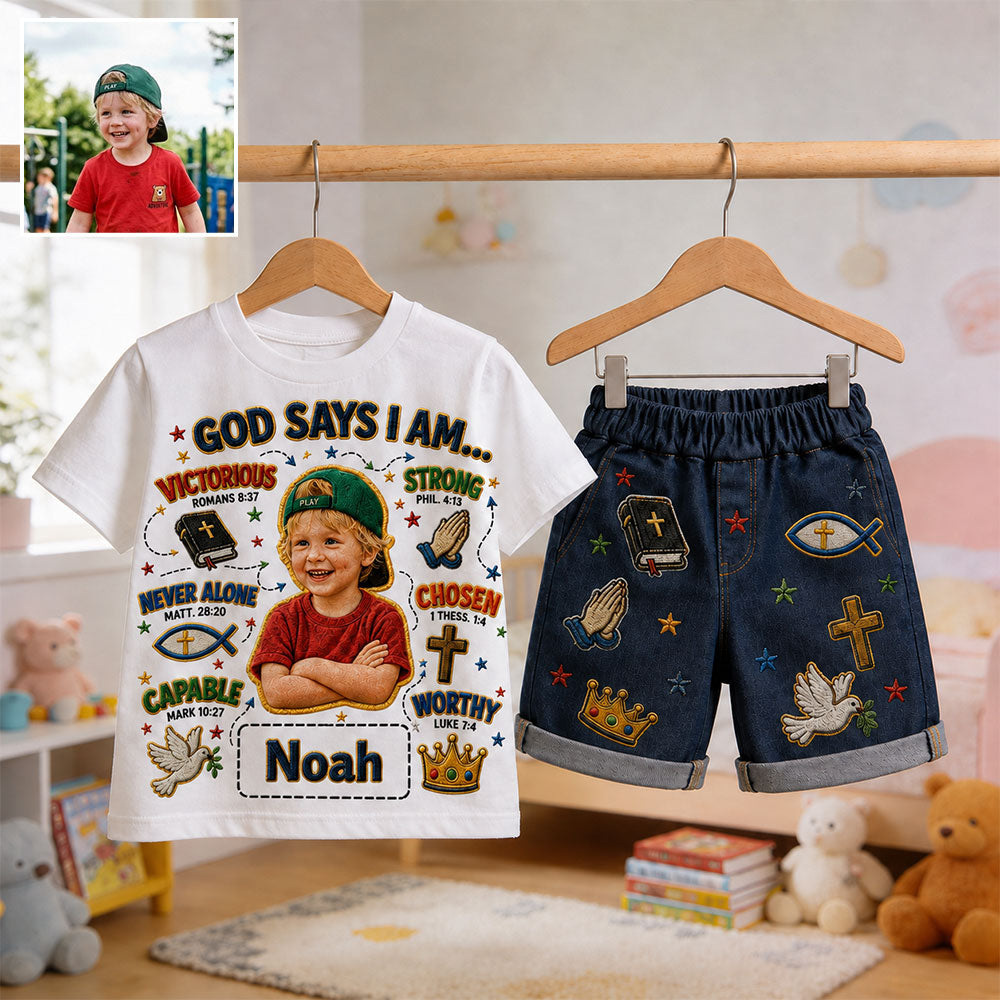 Any Photo, Any Theme - Personalized Kid Kid T-shirt & Shorts