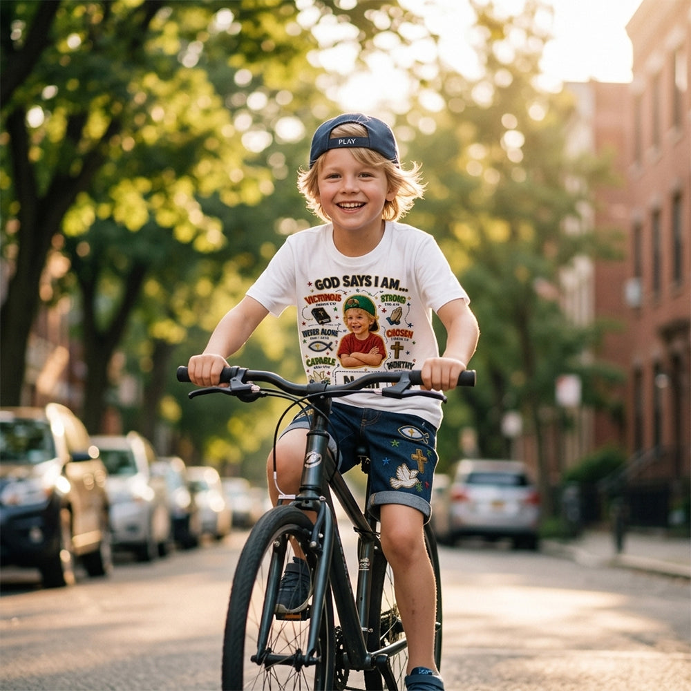 Any Photo, Any Theme - Personalized Kid Kid T-shirt & Shorts
