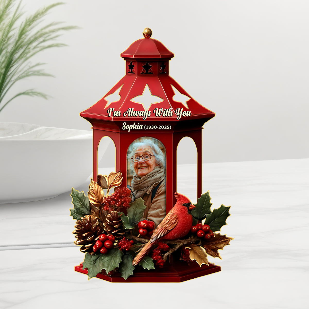 I'm Always With You - Personalized Memorial Acrylic LED Night Light