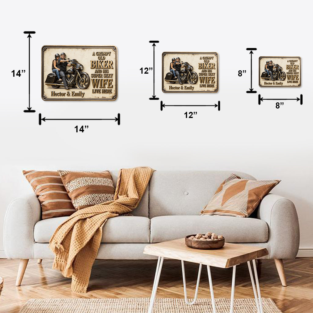 Custom Any Photo - Personalized Biker Cut Metal Sign