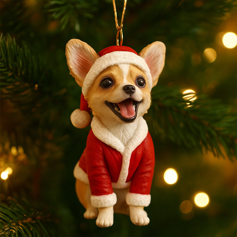 Furry And Bright - Personalized Dachshund Dog Custom Made 3D Minifigure Ornament