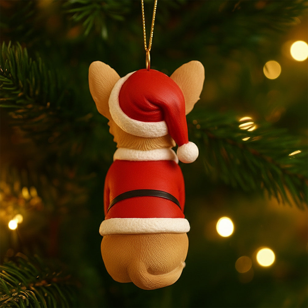 Furry And Bright - Personalized Dachshund Dog Custom Made 3D Minifigure Ornament