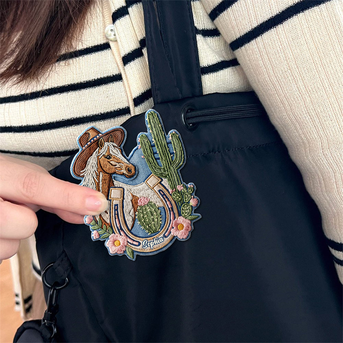 Western Rodeo Style - Personalized Cowgirl Pin