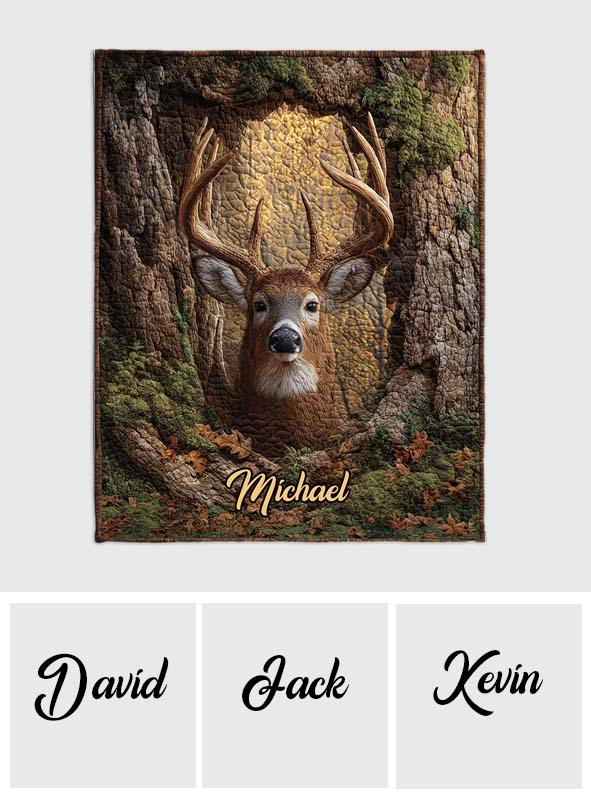 Love Hunting - Personalized Hunting Blanket