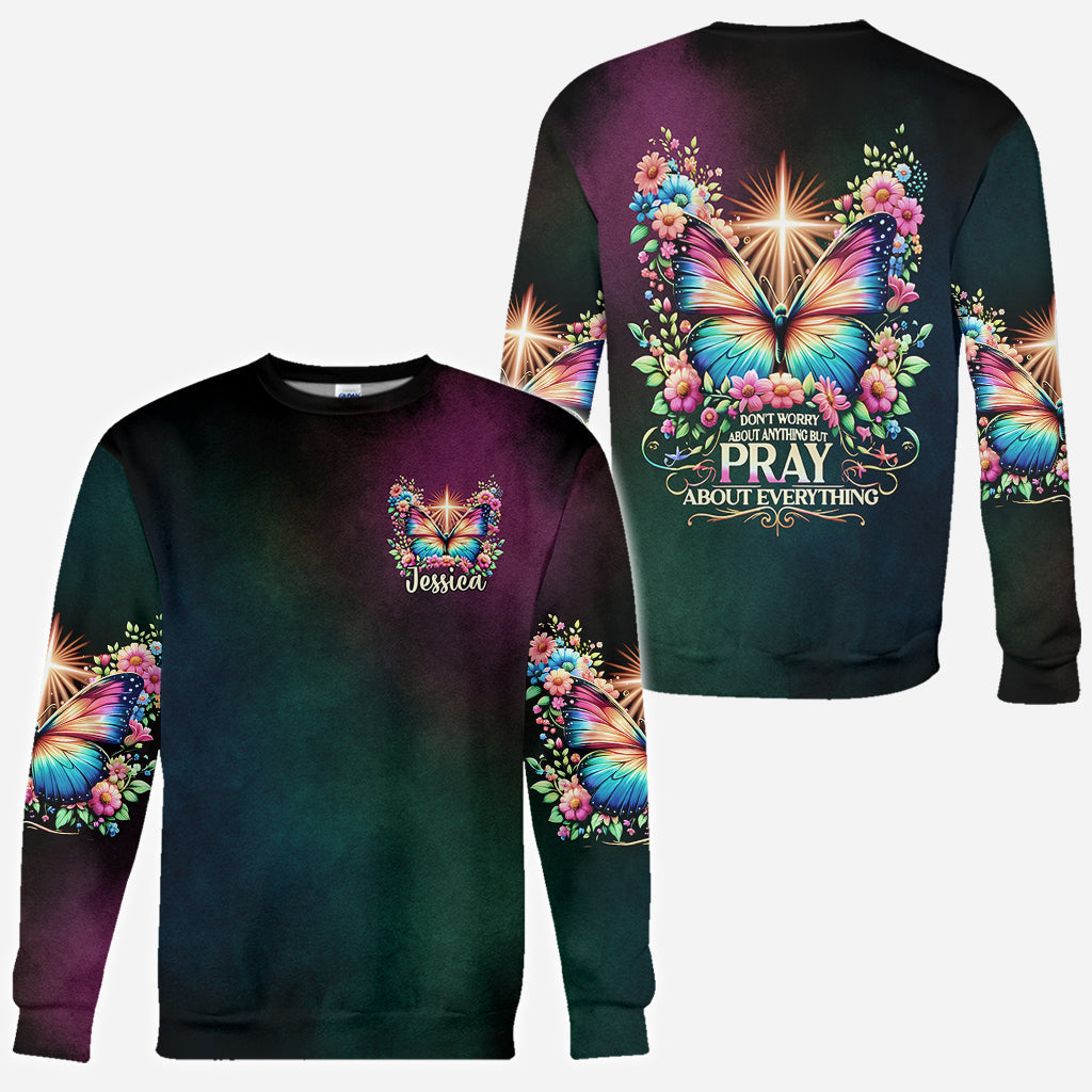 Pray About Everything - Personalized Christian All Over Shirt