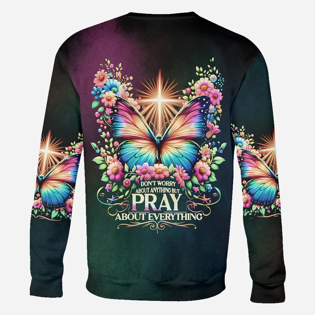 Pray About Everything - Personalized Christian All Over Shirt