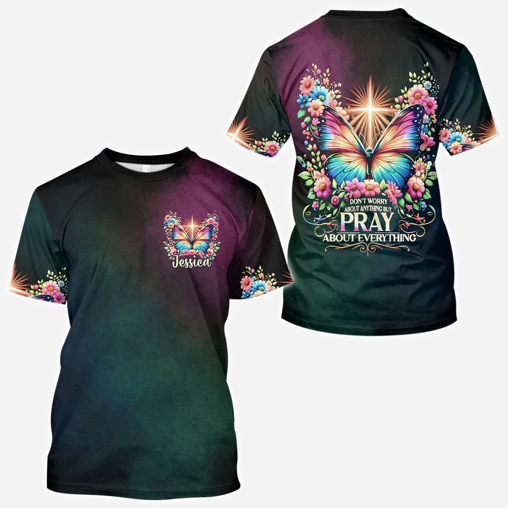 Pray About Everything - Personalized Christian All Over Shirt