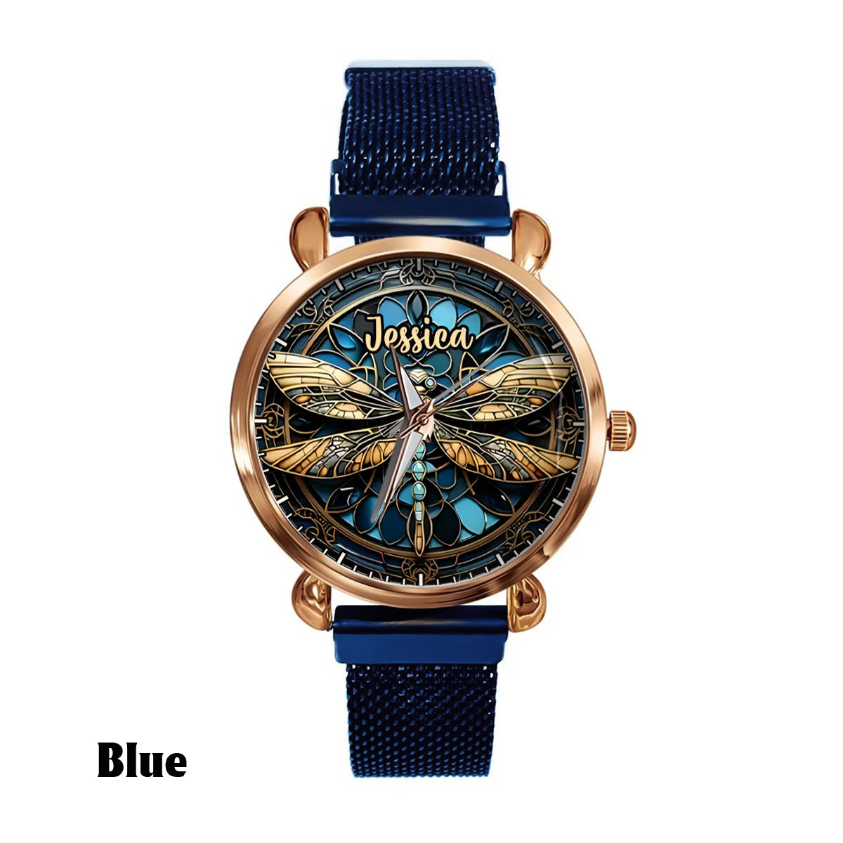 Beautiful Dragonfly - Personalized Dragonfly Women Hand Watch