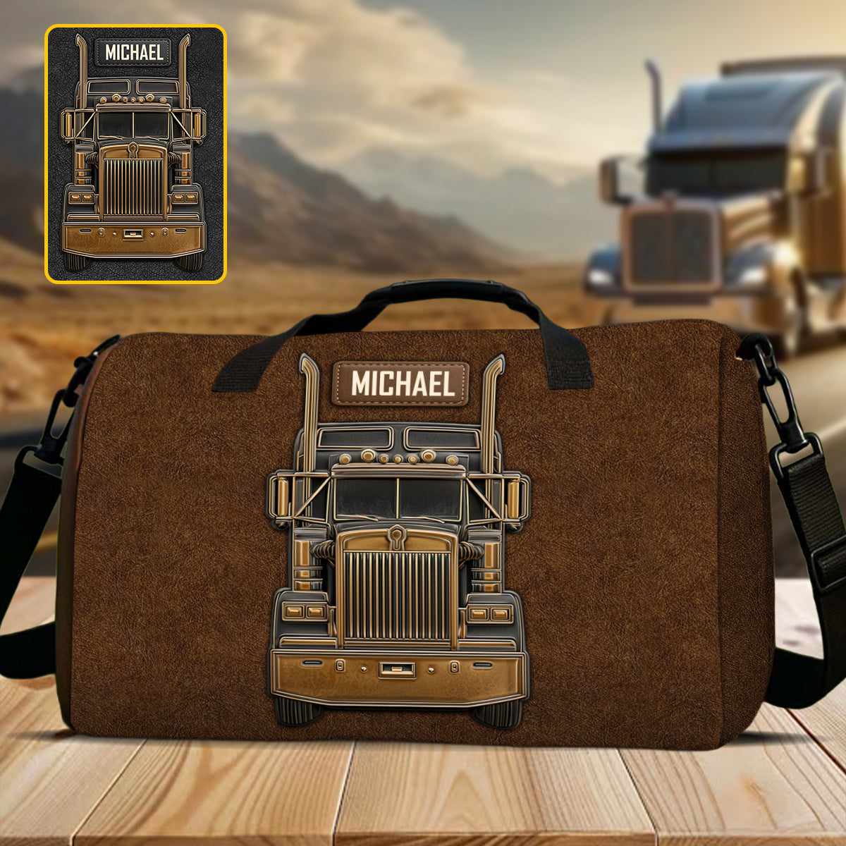 Truck Driver - Personalized Trucker Duffle Bag