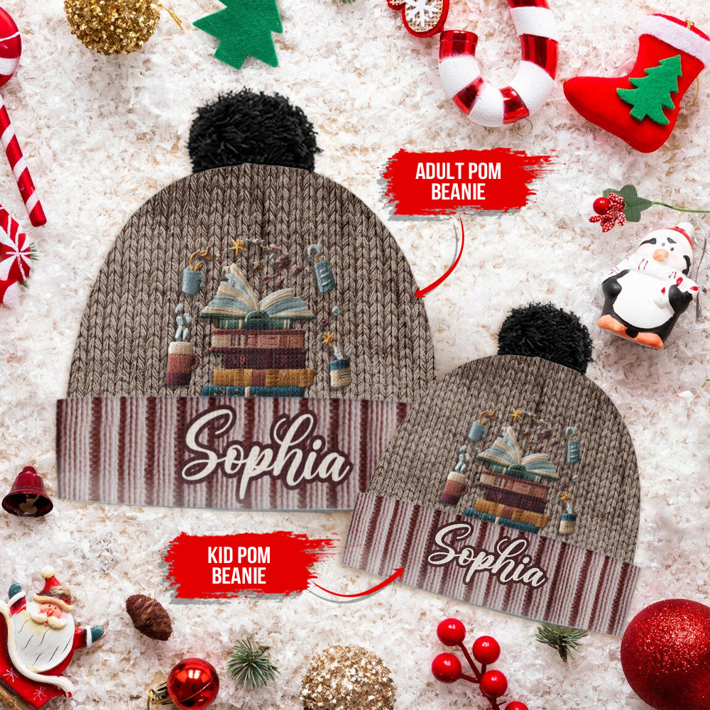 Reading Is My Love - Personalized Book Beanie Hat