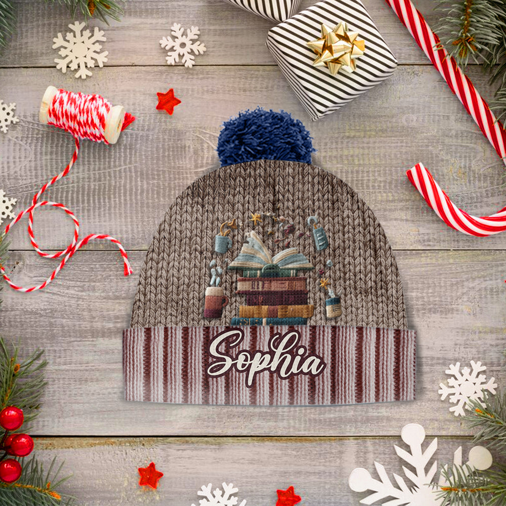 Reading Is My Love - Personalized Book Beanie Hat