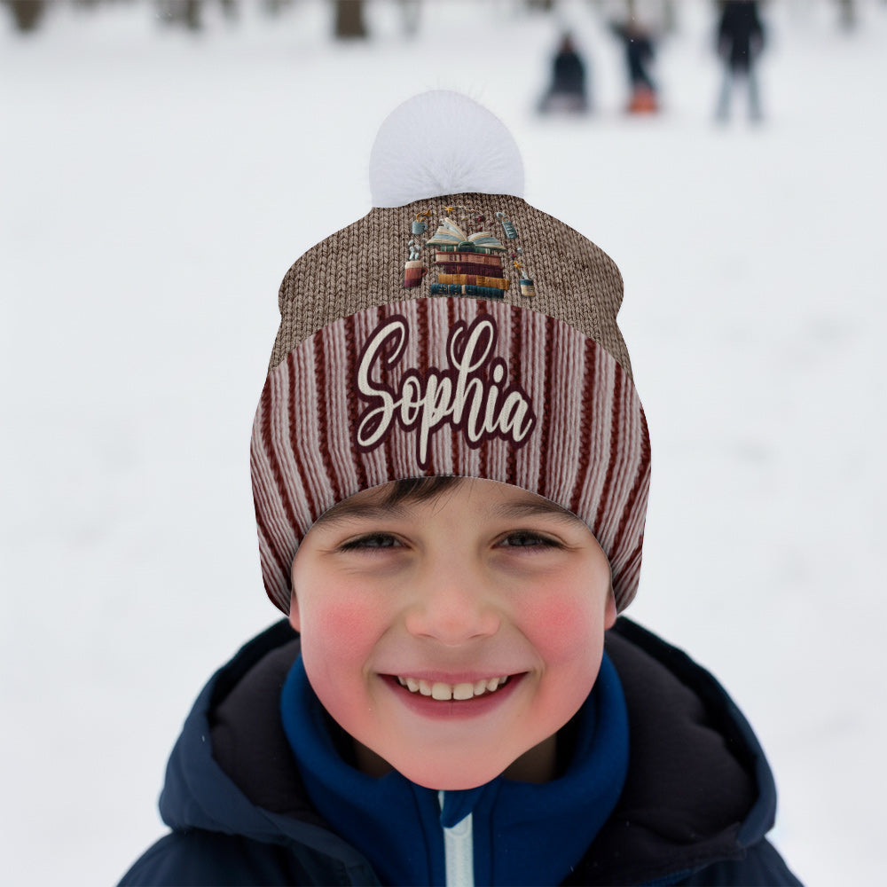 Reading Is My Love - Personalized Book Beanie Hat