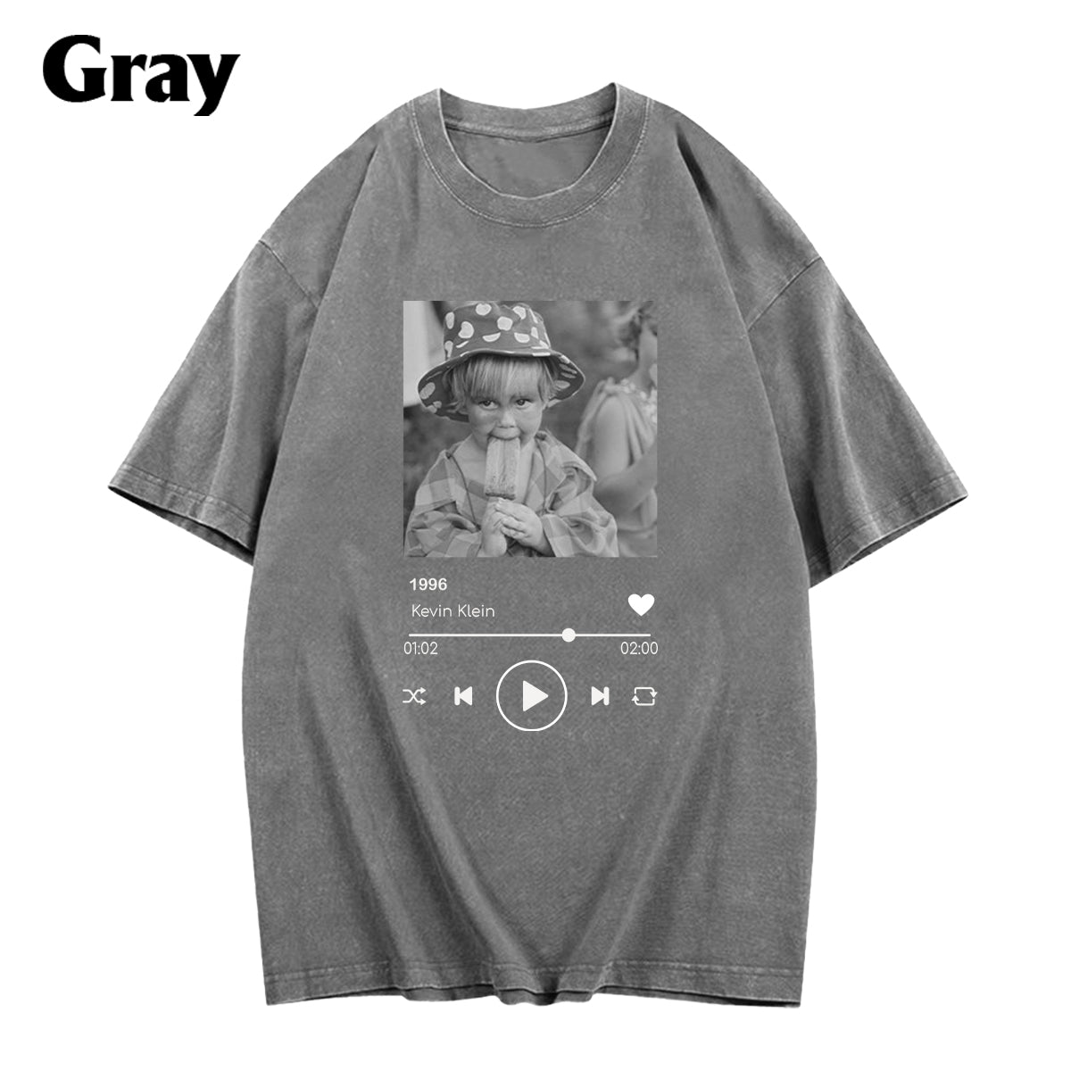 Birthday Gift - Personalized Birthday Washed T-Shirt