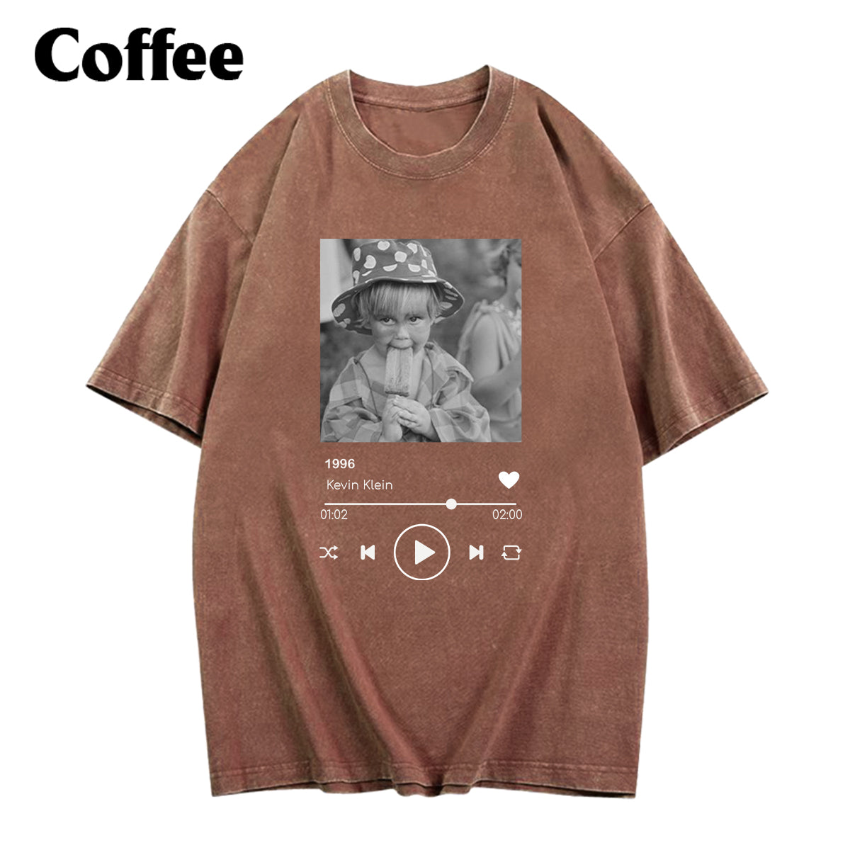 Birthday Gift - Personalized Birthday Washed T-Shirt