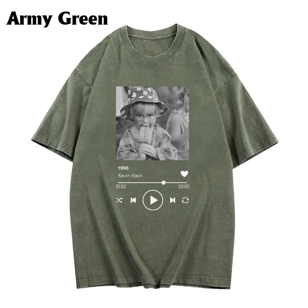 Birthday Gift - Personalized Birthday Washed T-Shirt