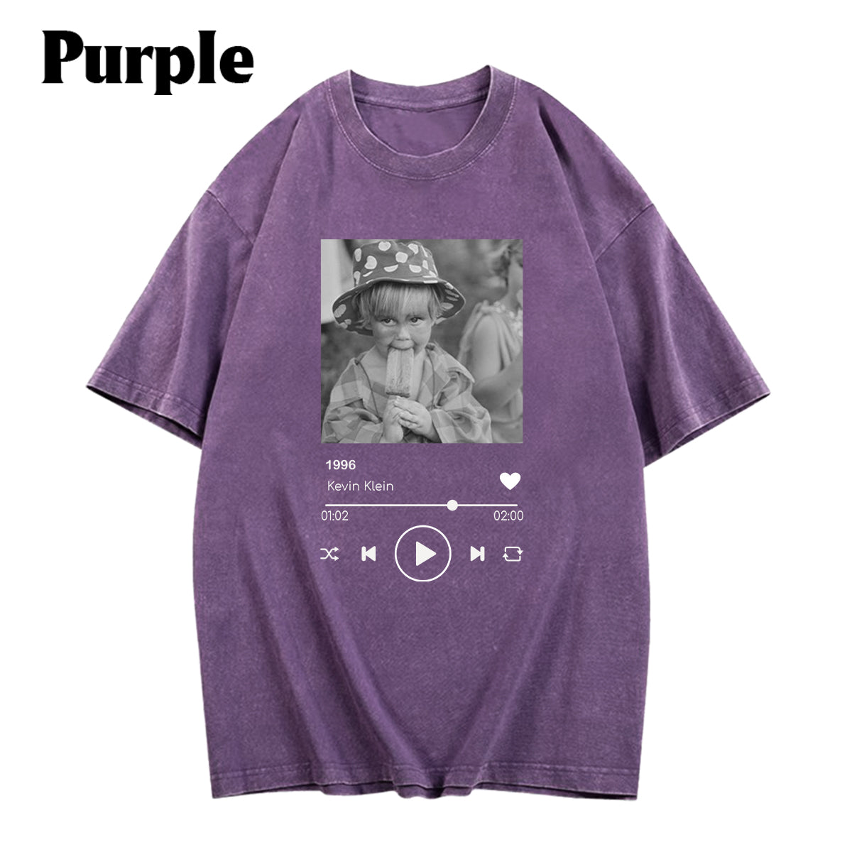 Birthday Gift - Personalized Birthday Washed T-Shirt