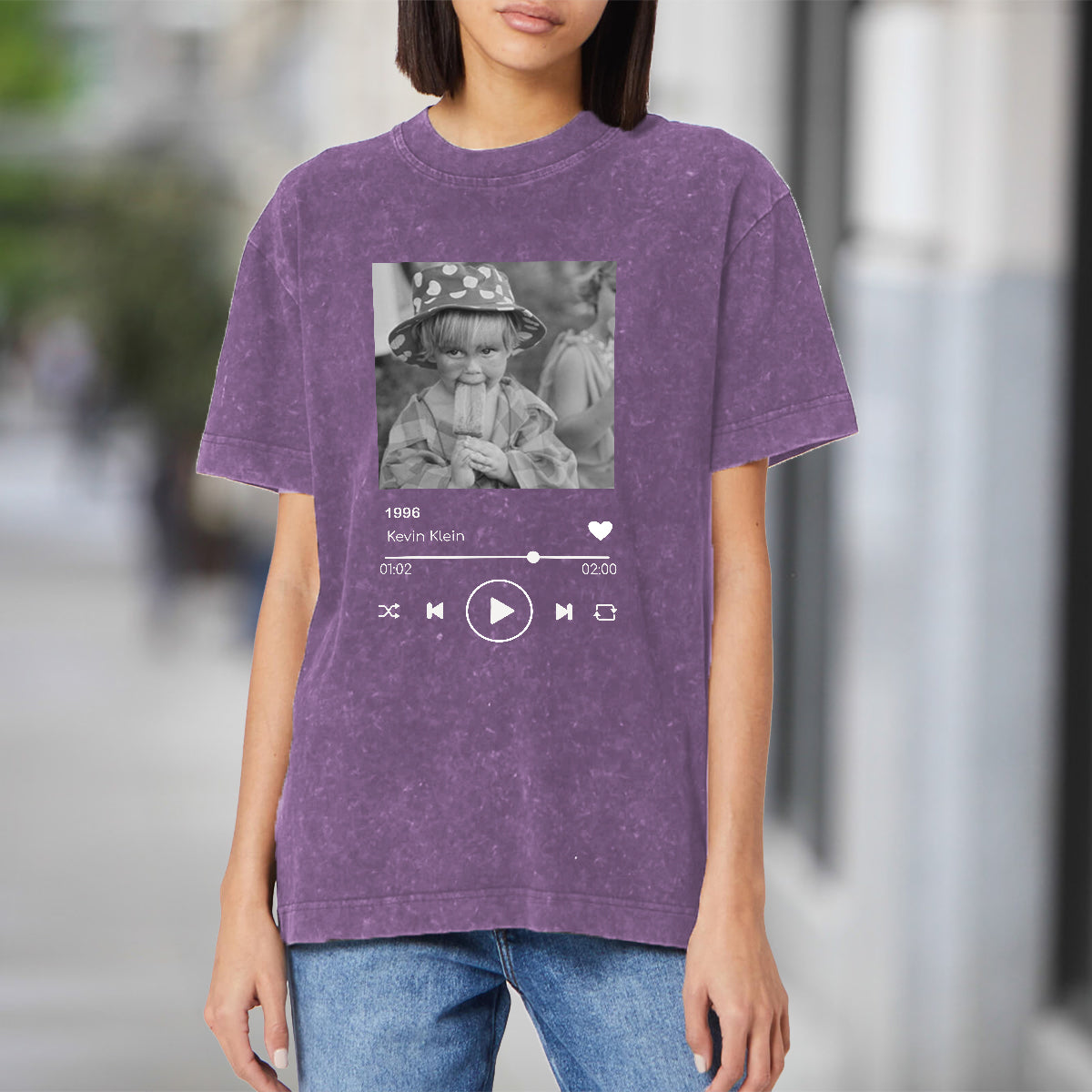 Birthday Gift - Personalized Birthday Washed T-Shirt