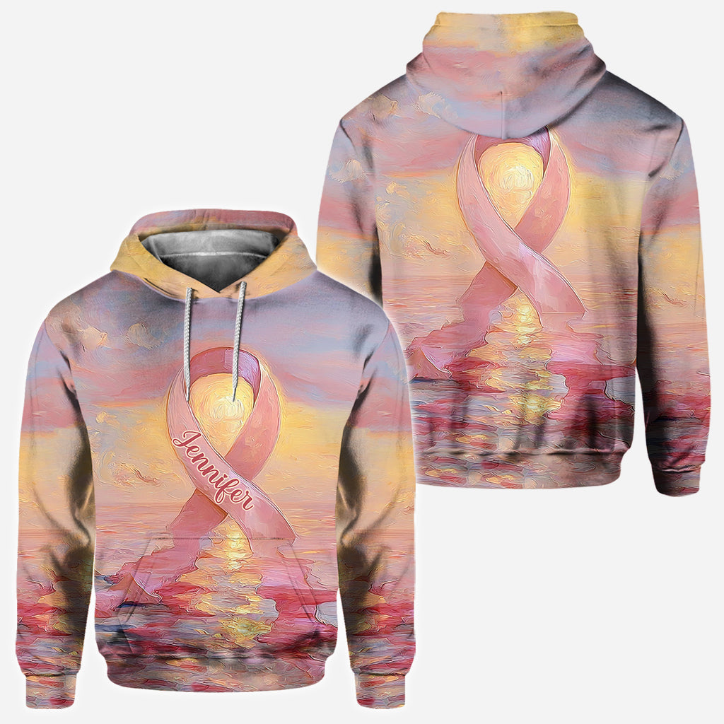 Strong Warriors - Personalized Breast Cancer Awareness All Over Shirt