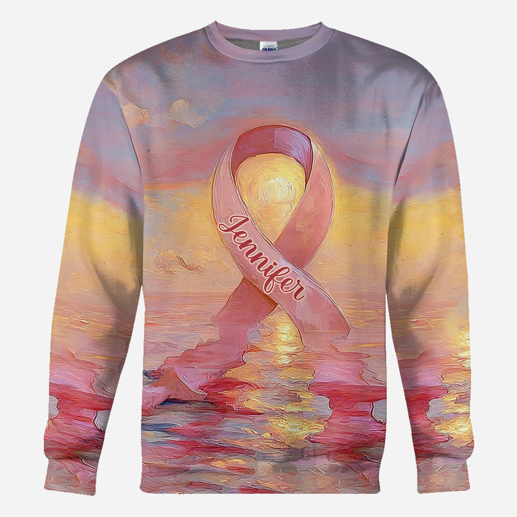 Strong Warriors - Personalized Breast Cancer Awareness All Over Shirt