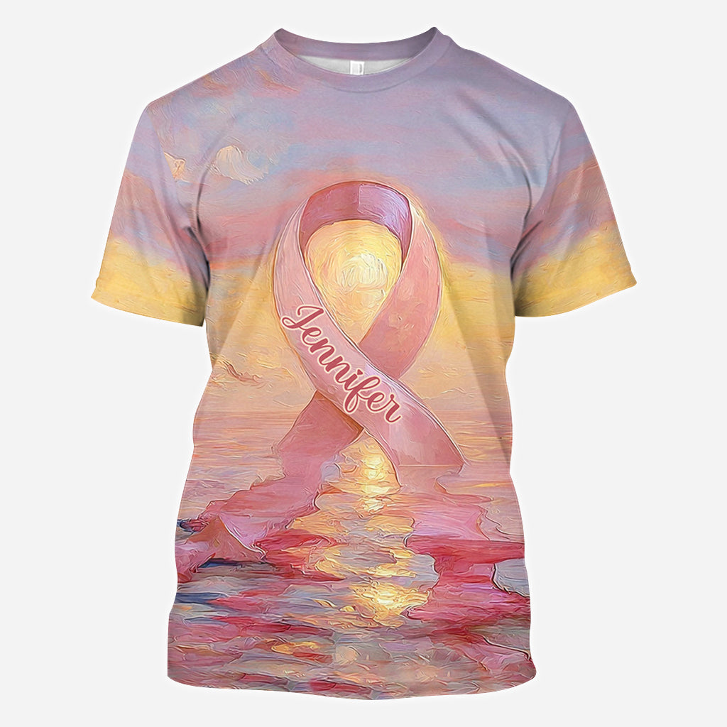 Strong Warriors - Personalized Breast Cancer Awareness All Over Shirt