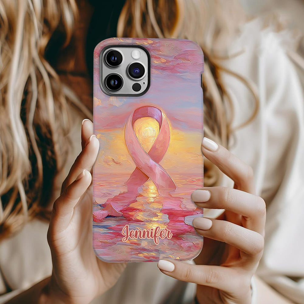 Strong Warriors - Personalized Breast Cancer Awareness Full Print Phone Case