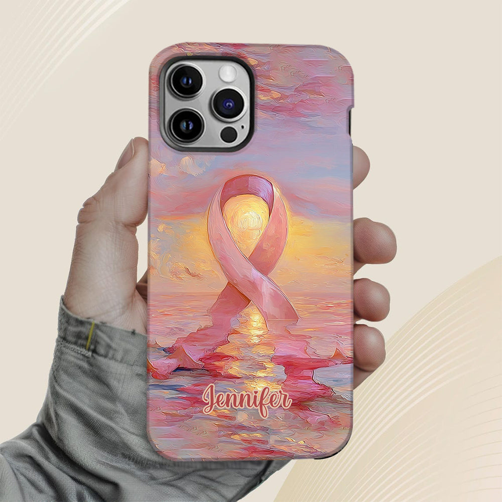 Strong Warriors - Personalized Breast Cancer Awareness Full Print Phone Case