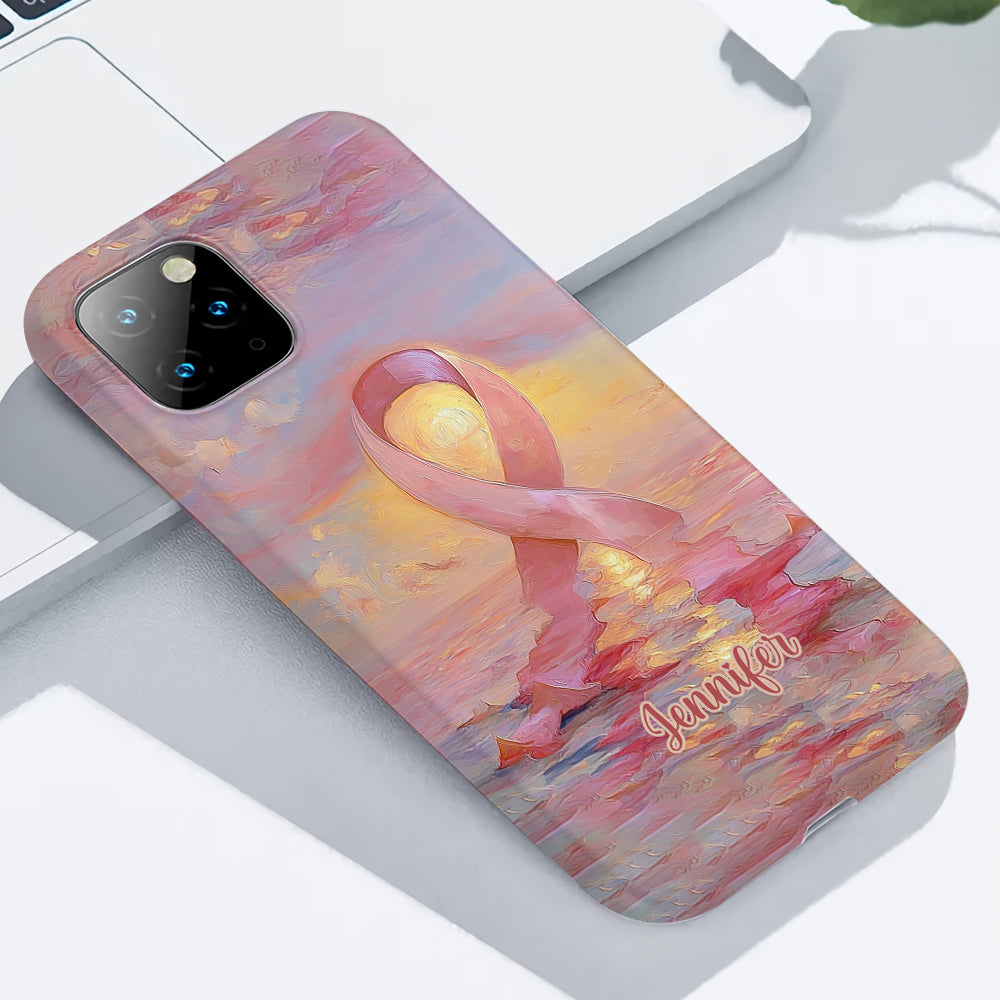 Strong Warriors - Personalized Breast Cancer Awareness Full Print Phone Case