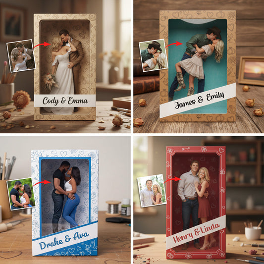 Custom Any Photo - Personalized Couple Custom Shaped Acrylic Plaque