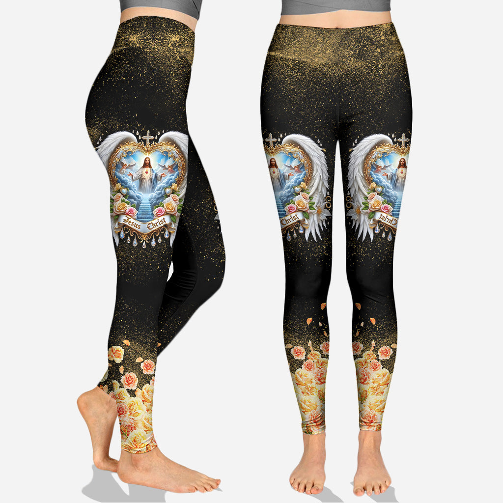 I Believe in God and The Power of Prayer - Personalized Christian Hoodie and Leggings