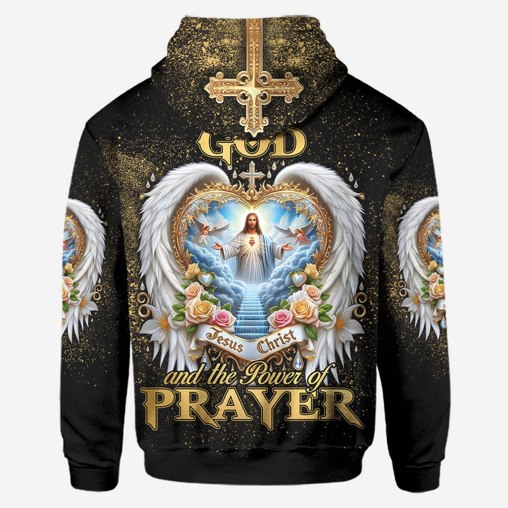 I Believe in God and The Power of Prayer - Personalized Christian Hoodie and Leggings