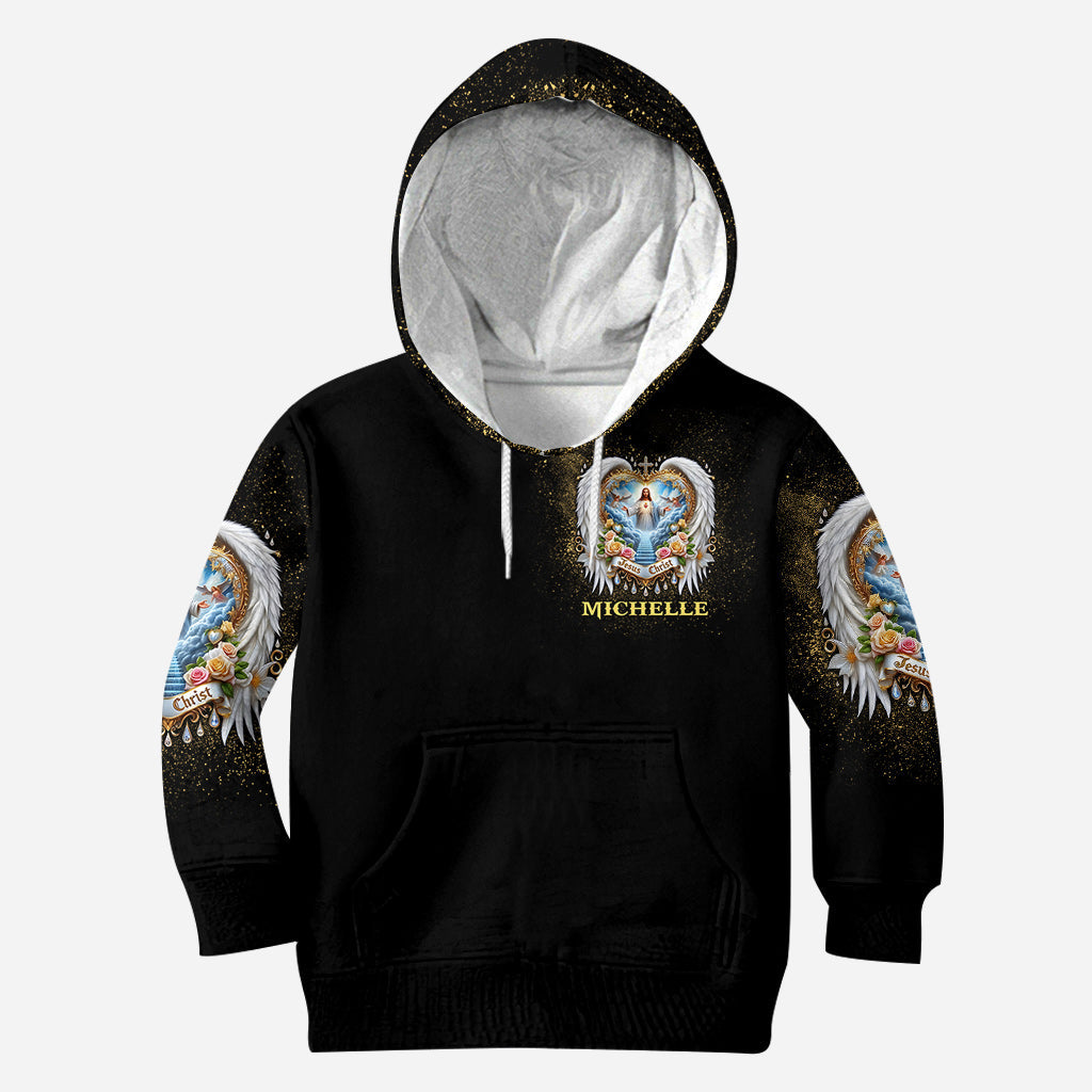 I Believe in God and The Power of Prayer - Personalized Christian Hoodie and Leggings