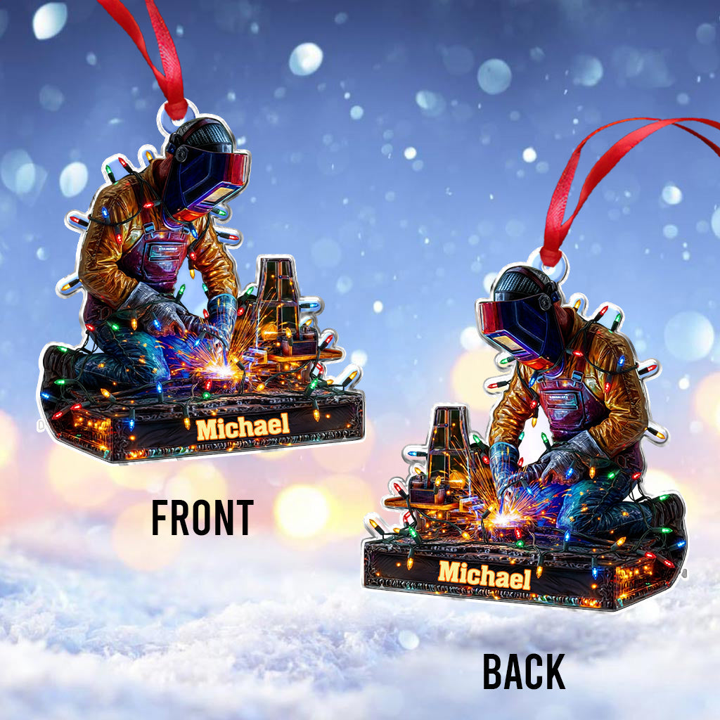 Proud Welder - Personalized Welder Ornament