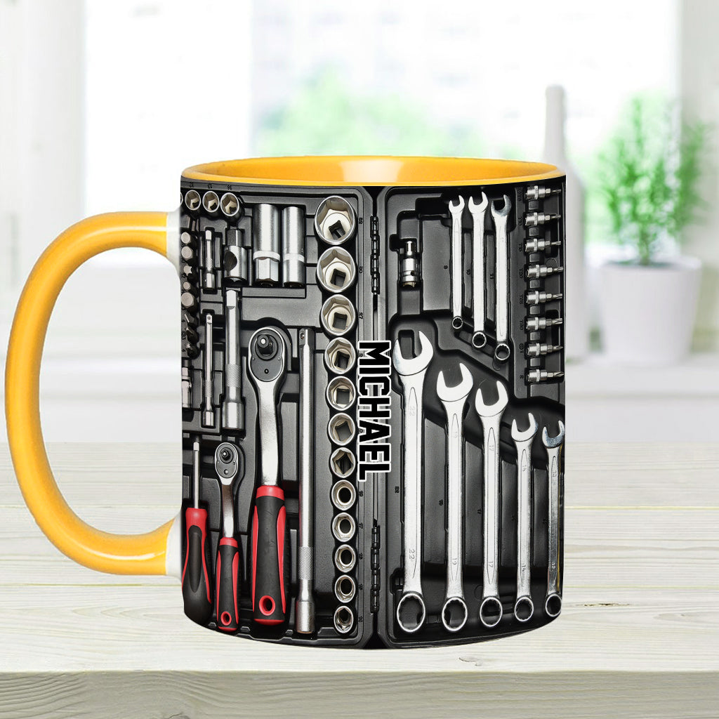 Tool Box - Personalized Father Accent Mug