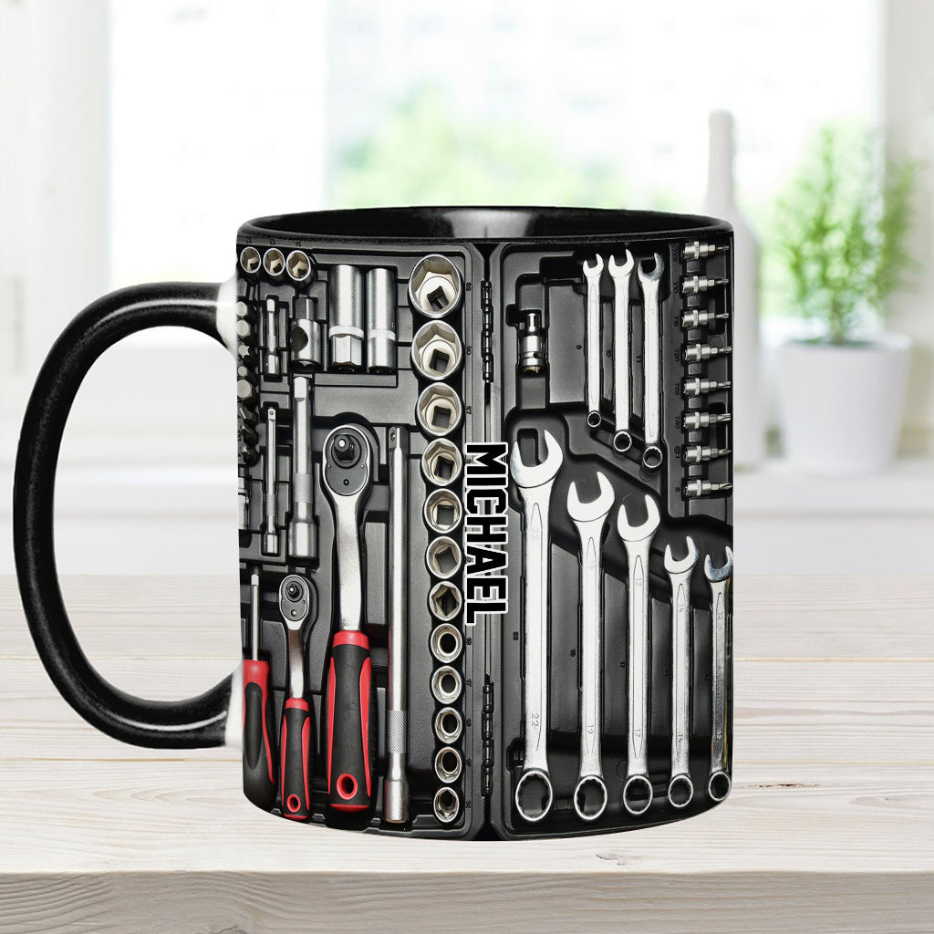 Tool Box - Personalized Father Accent Mug