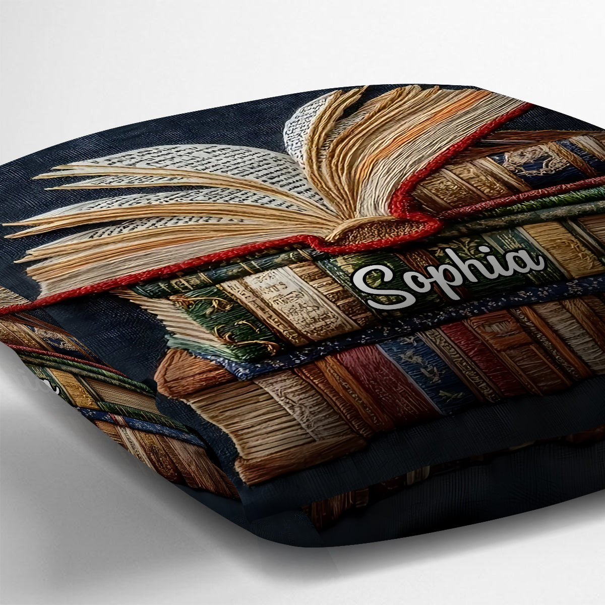 Love Books - Personalized Book Throw Pillow