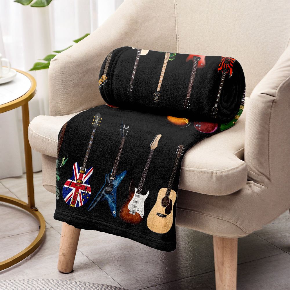 Rhythm & Cozy - Personalized Guitar Blanket