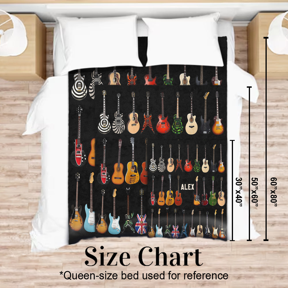 Rhythm & Cozy - Personalized Guitar Blanket
