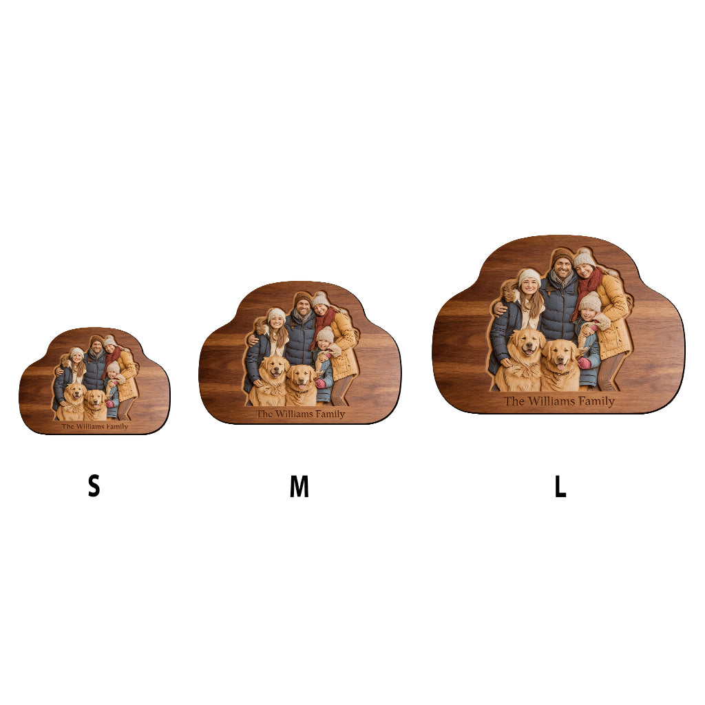 Custom From Any Photo - Personalized Family Table Custom Shape