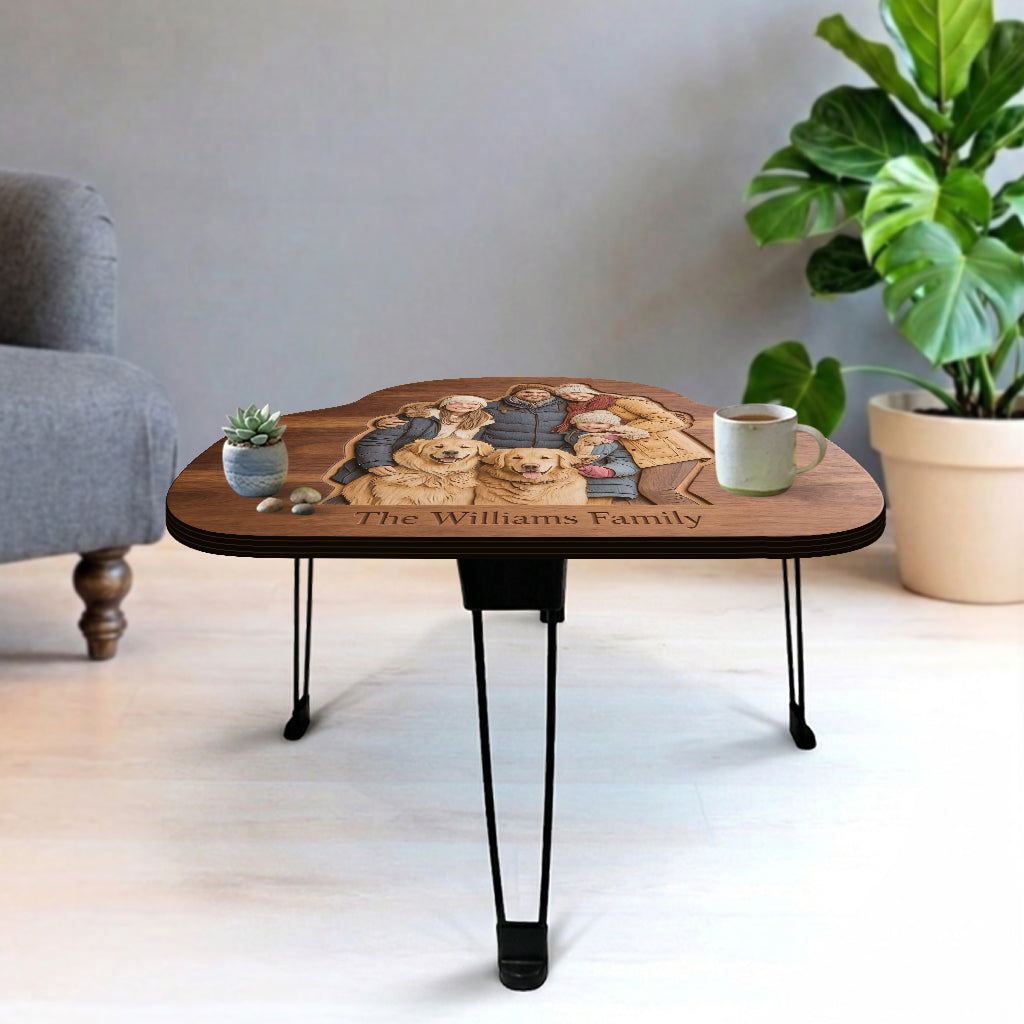 Custom From Any Photo - Personalized Family Table Custom Shape