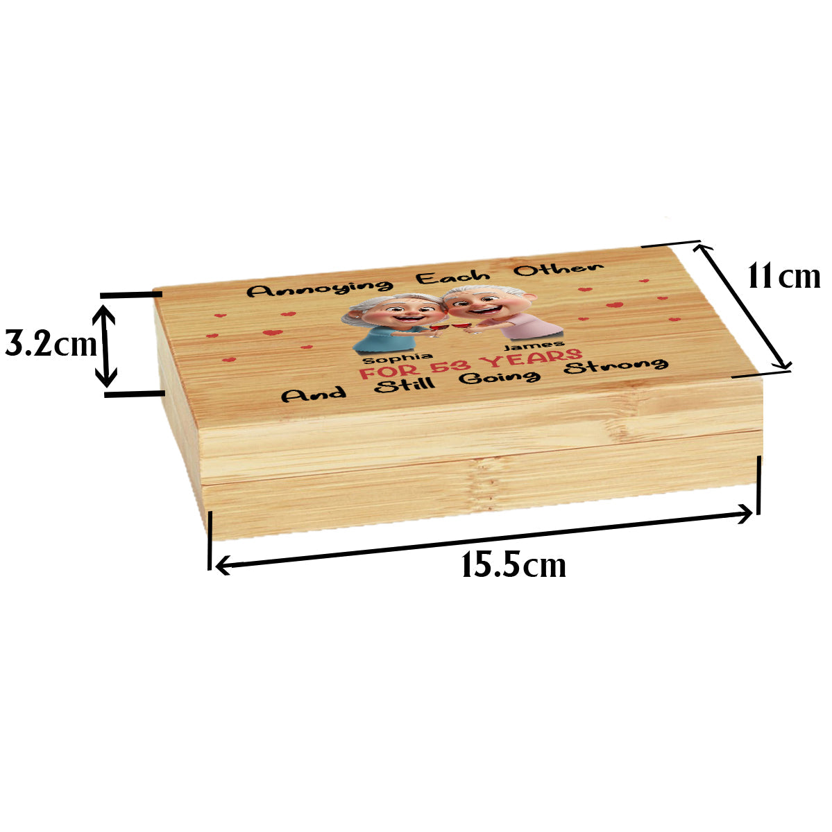 Annoying Each Other - Cartoonish Exaggerated Mascot - Personalized Wine Wine Opener Set