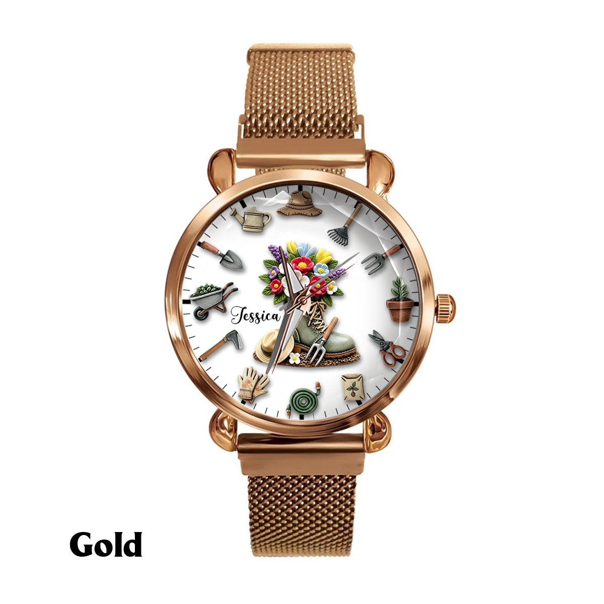 Gardening Time - Personalized Gardening Women Hand Watch