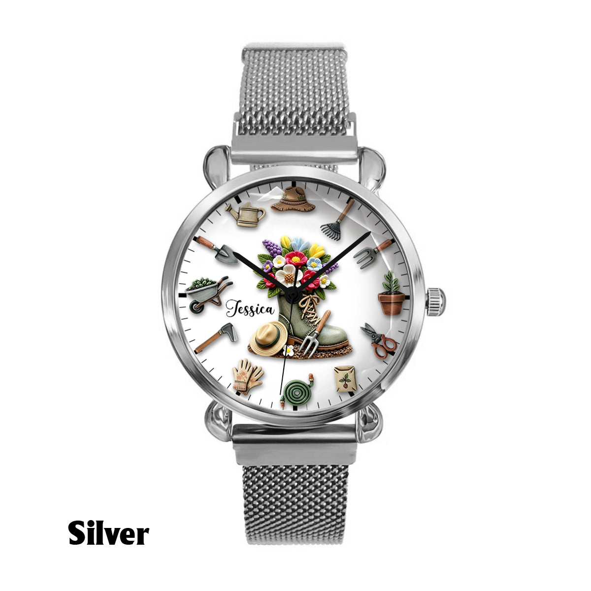 Gardening Time - Personalized Gardening Women Hand Watch