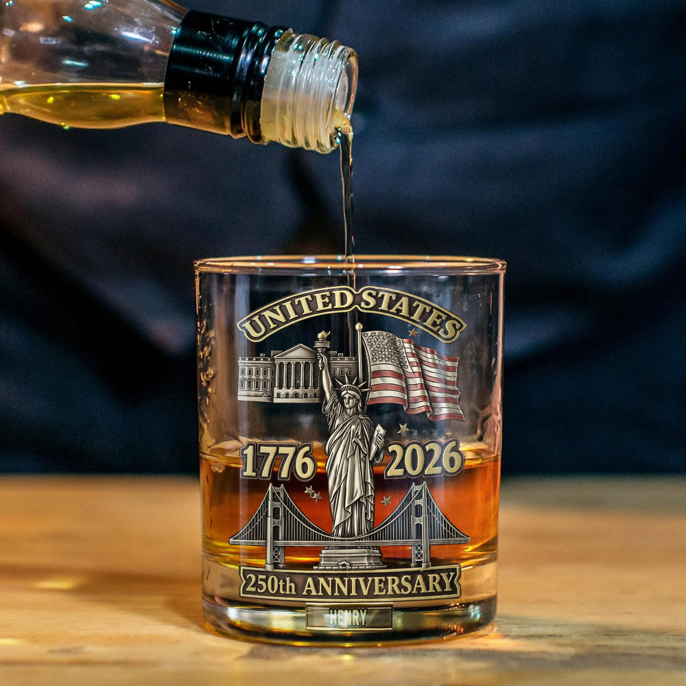 250th Anniversary - Personalized Whiskey Decanter Set