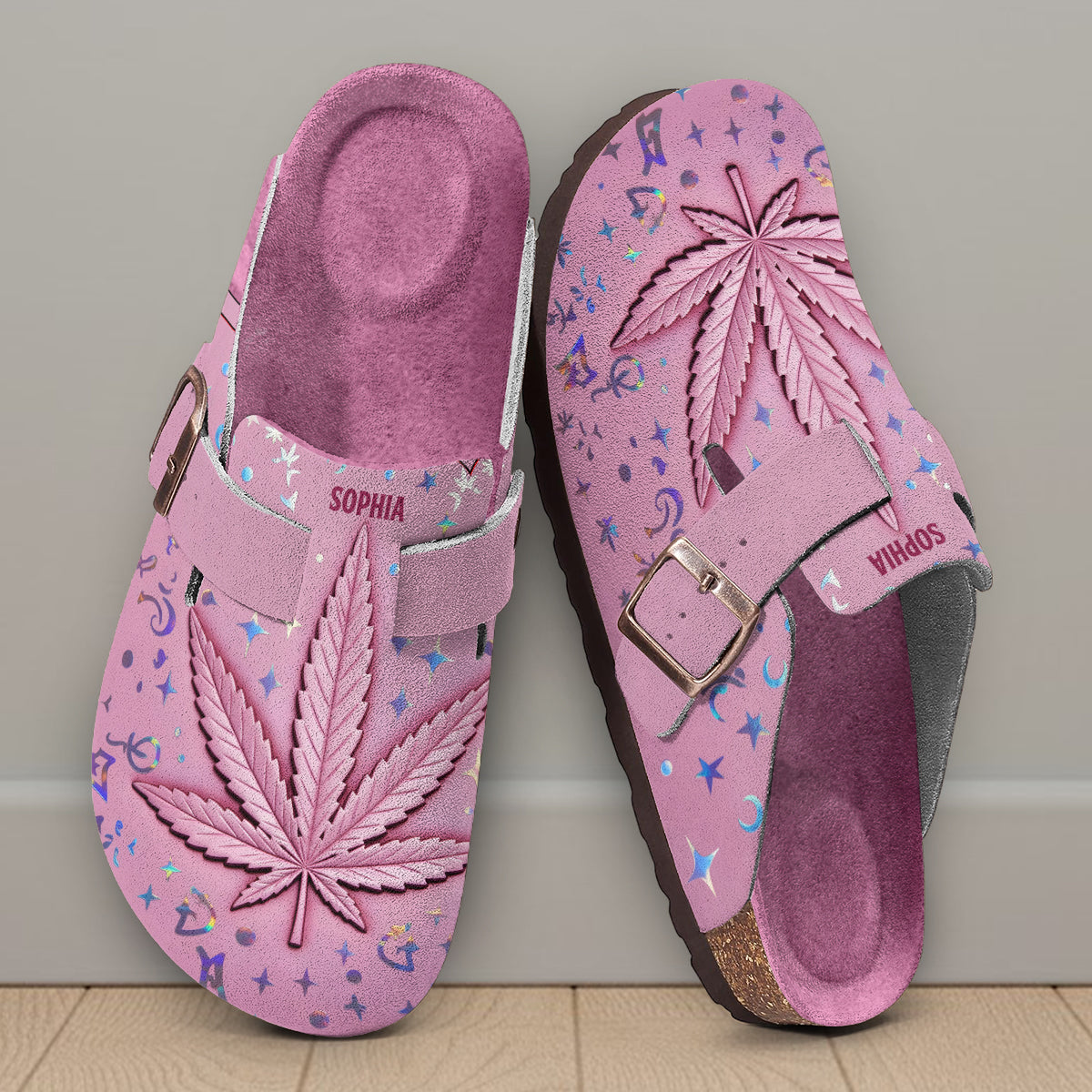 Stoner Chick - Personalized Weed Clogs With Arch Support