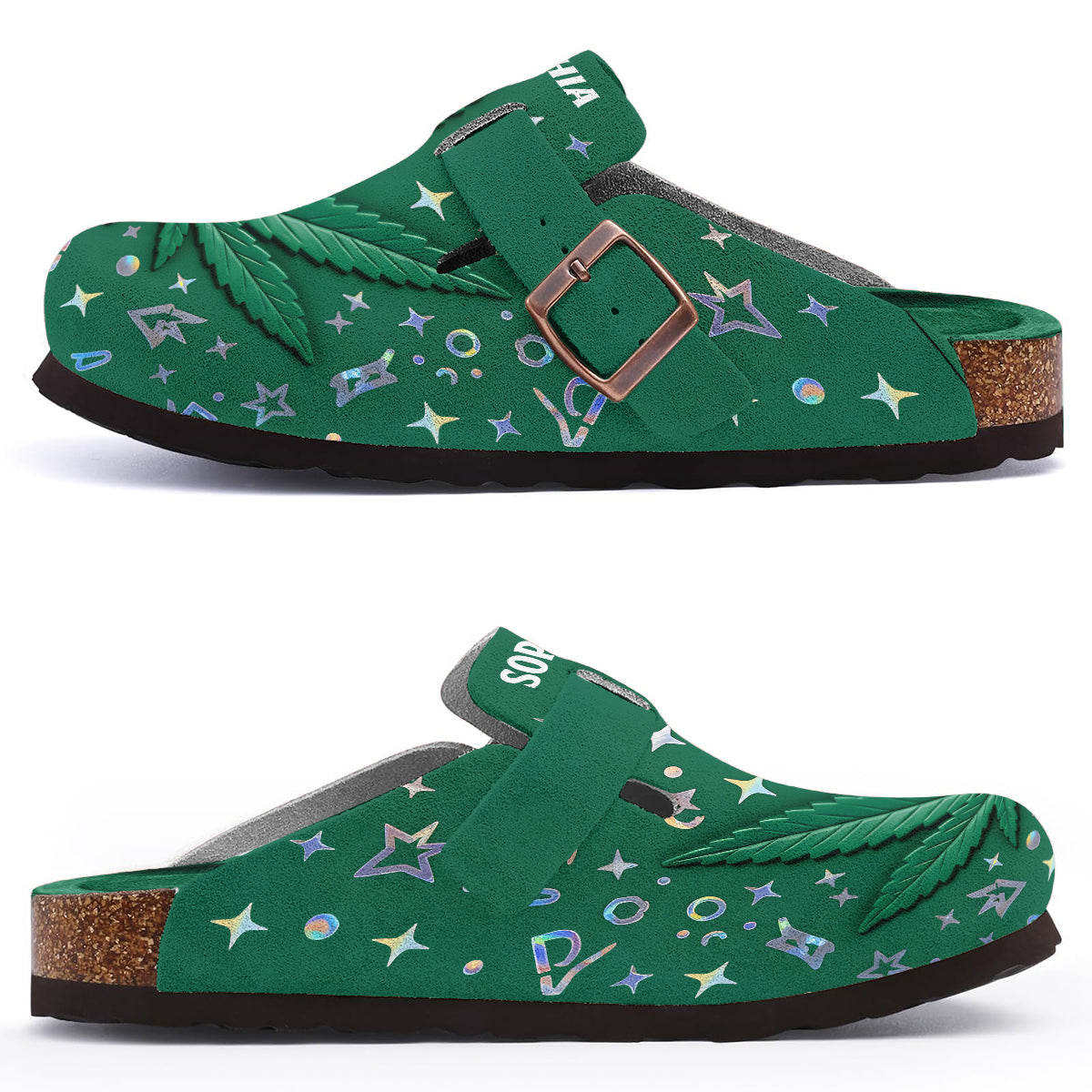 Stoner Chick - Personalized Weed Clogs With Arch Support