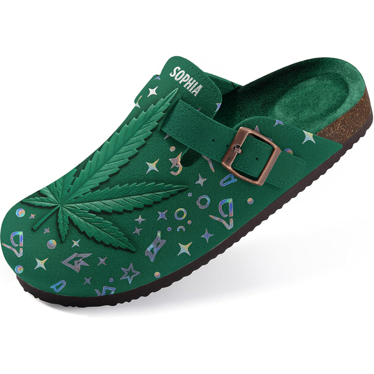Stoner Chick - Personalized Weed Clogs With Arch Support